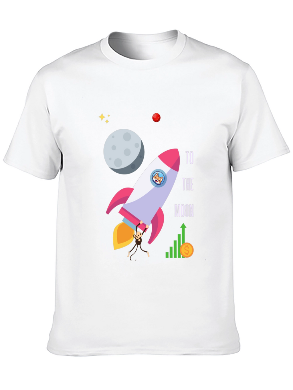 To The Moon Graphic T-Shirt