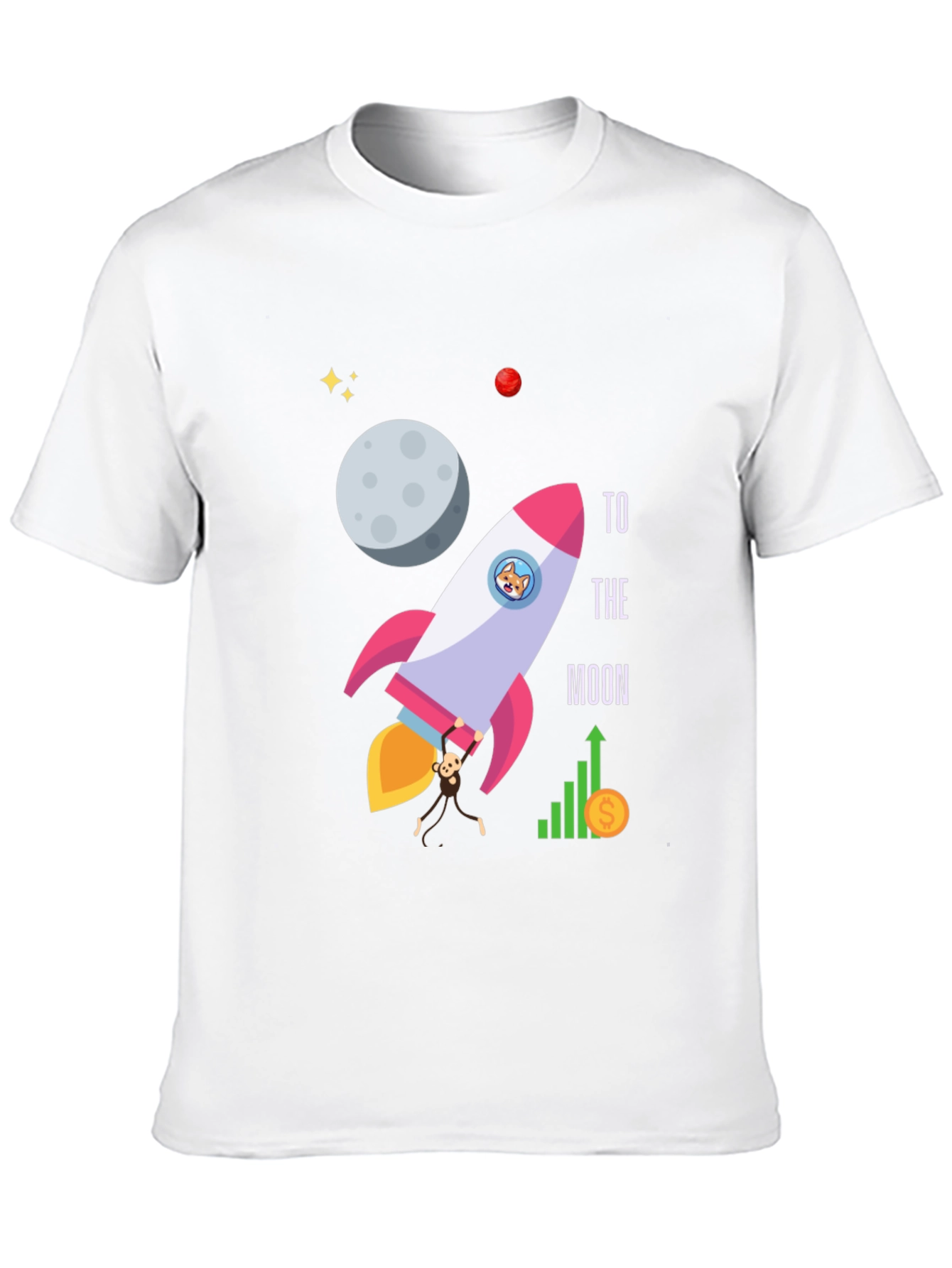 To The Moon Graphic T-Shirt
