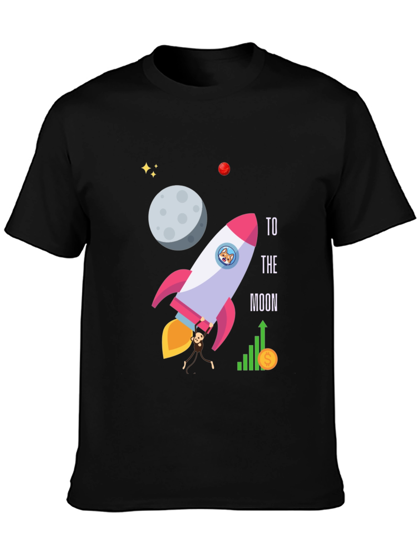 To The Moon Graphic T-Shirt