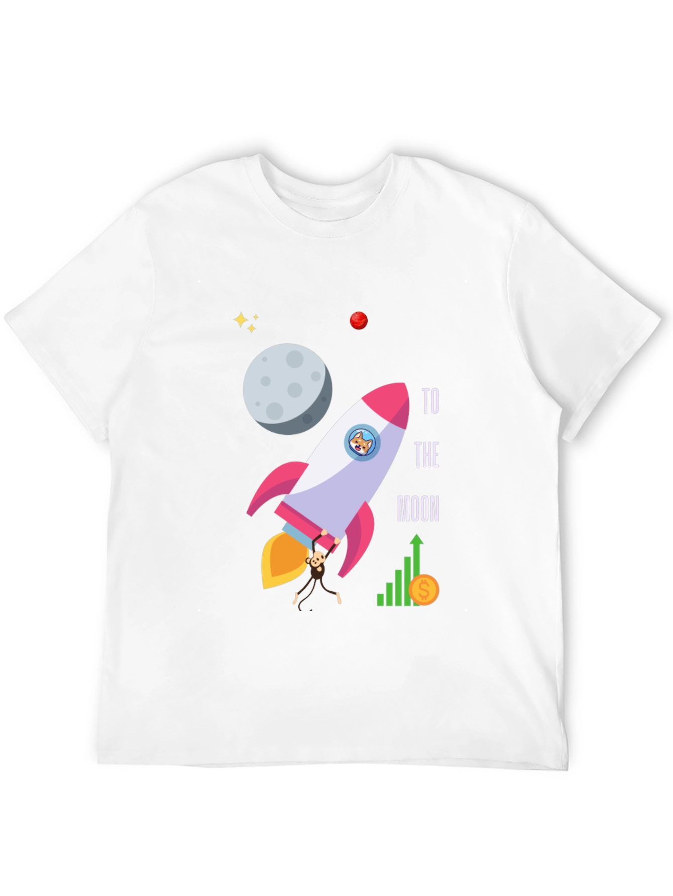 To The Moon Graphic T-Shirt