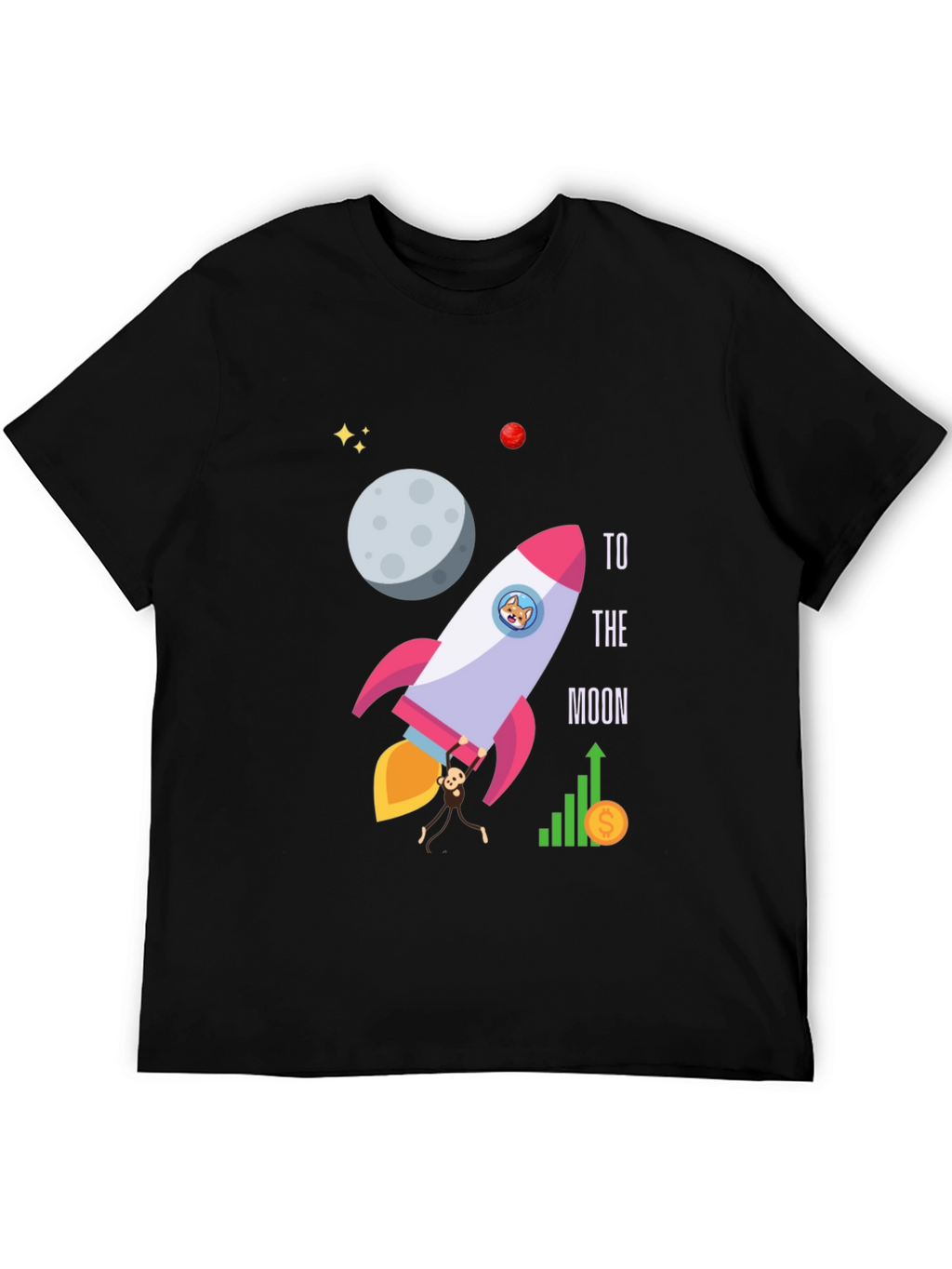 To The Moon Graphic T-Shirt