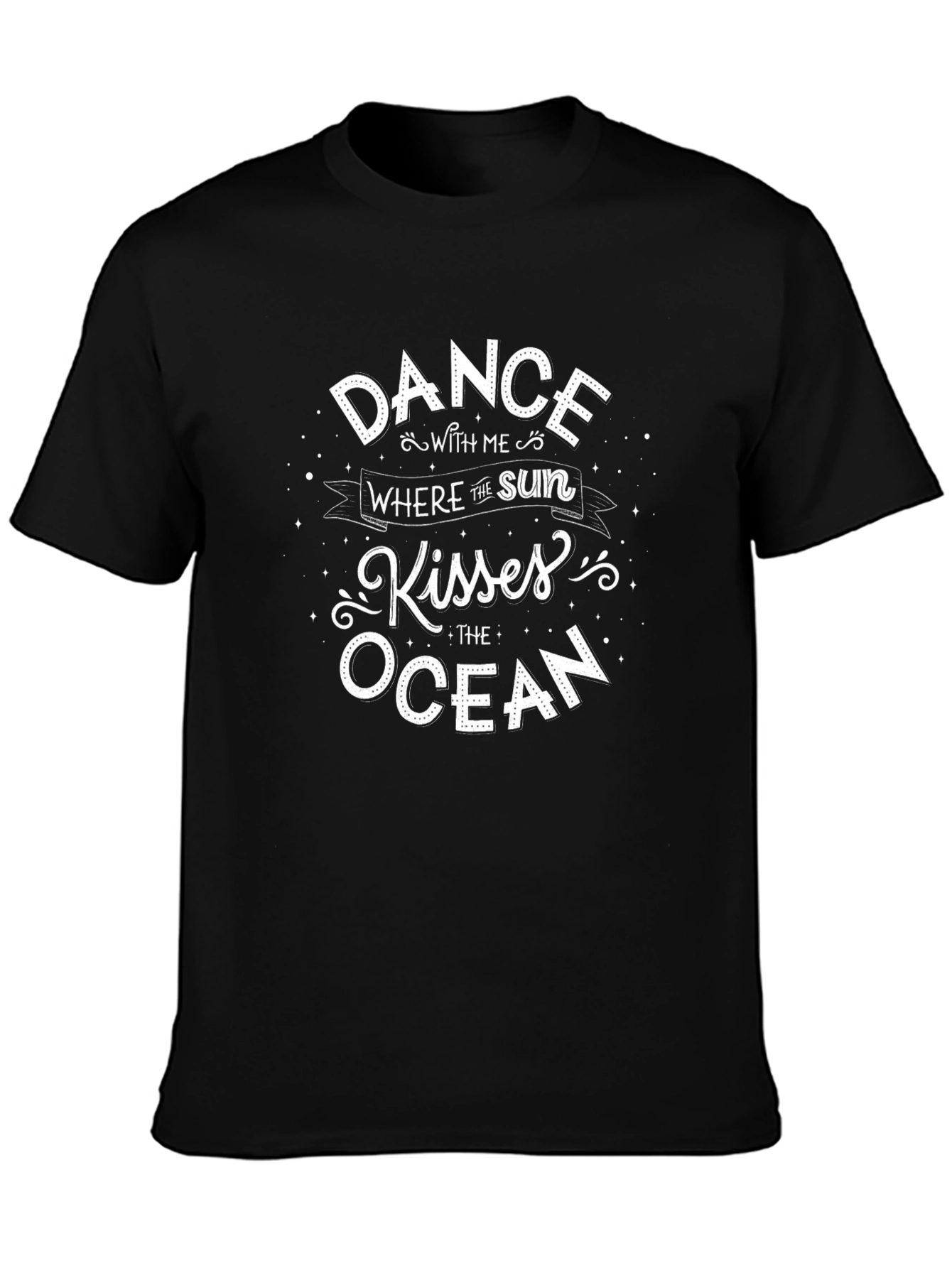 Dance with Me Graphic T-Shirt - Sun Kisses Ocean Tee