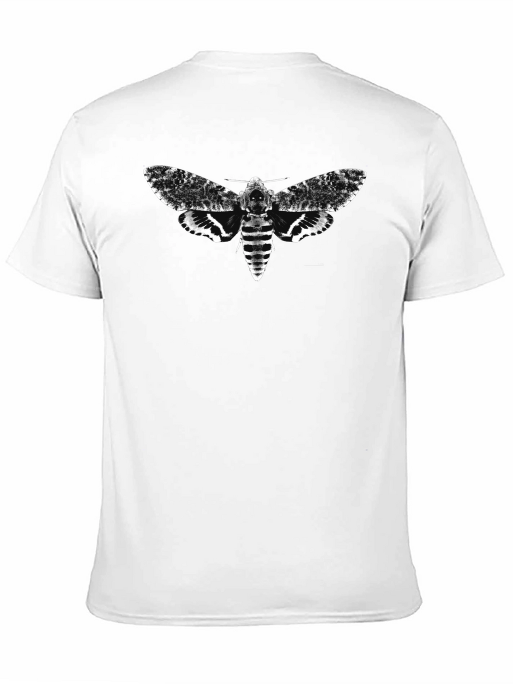 Death Head Moth Graphic Tee - Mens Black T-Shirt