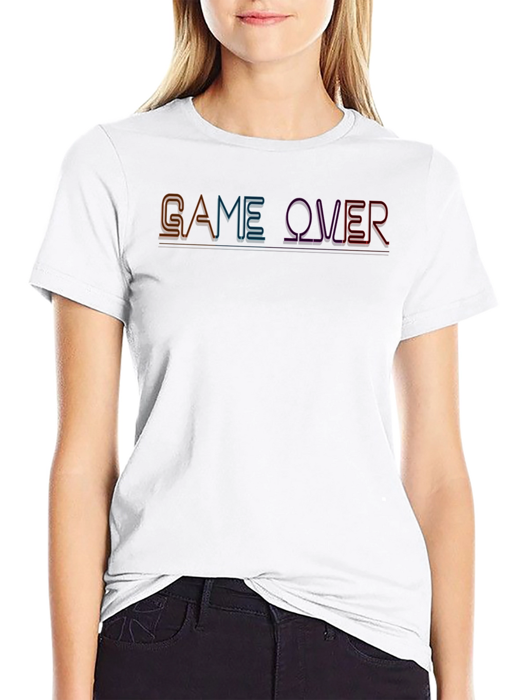 Game Over Retro Style T-Shirt