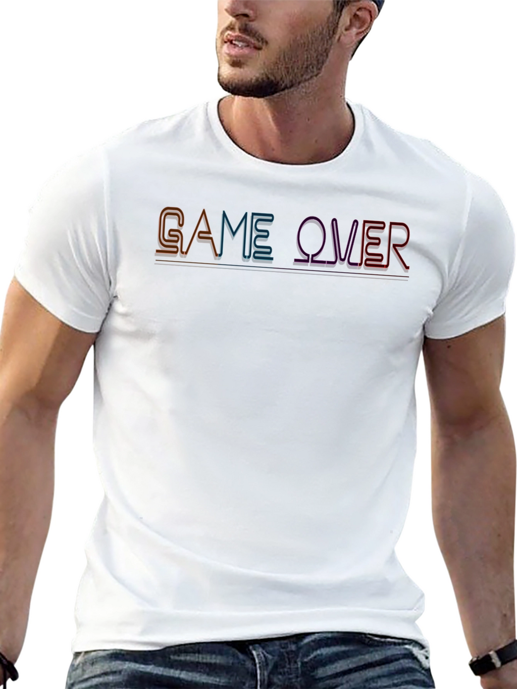Game Over Retro Style T-Shirt