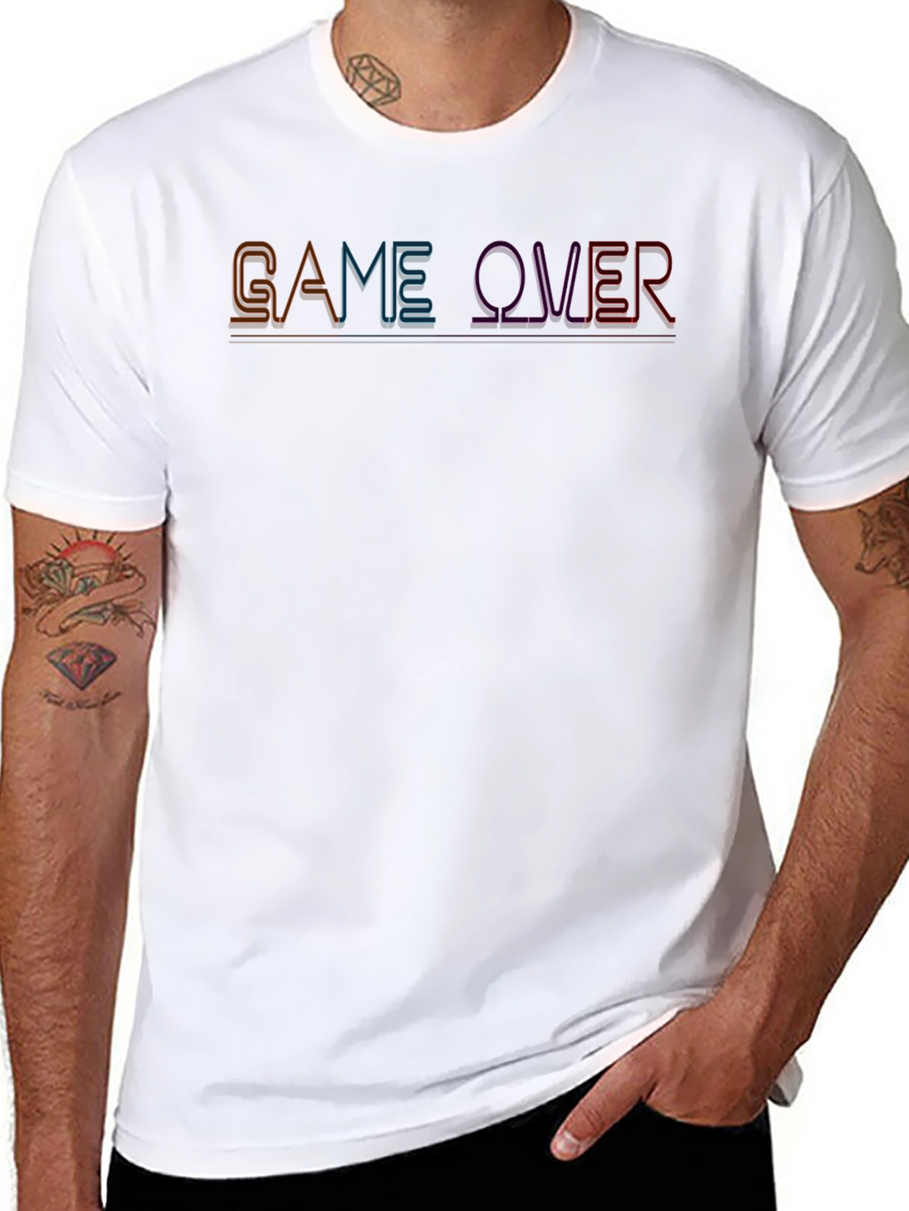 Game Over Retro Style T-Shirt