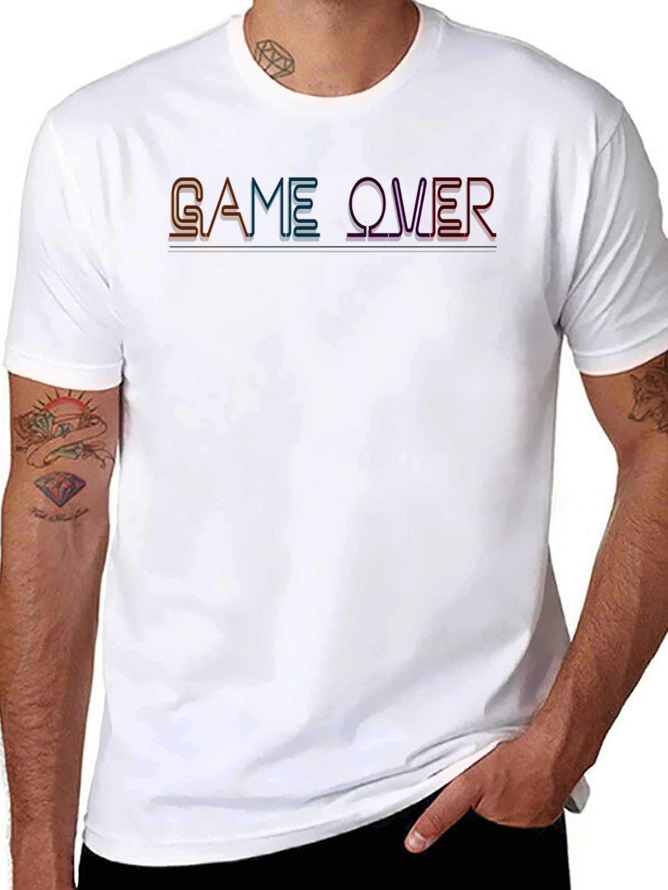 Game Over Retro Style T-Shirt