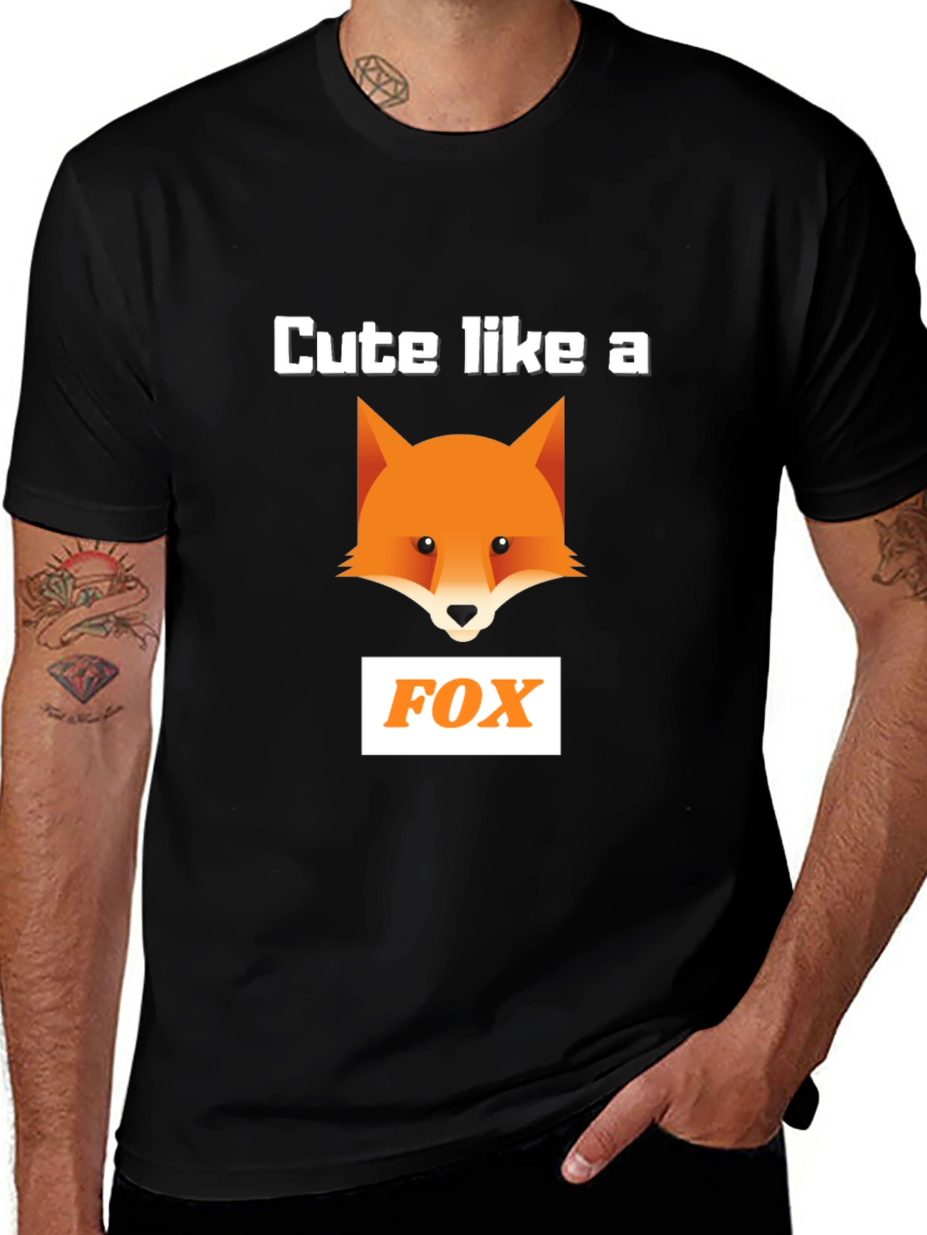 Cute Like a Fox T-Shirt - Fun Animal Graphic Tee