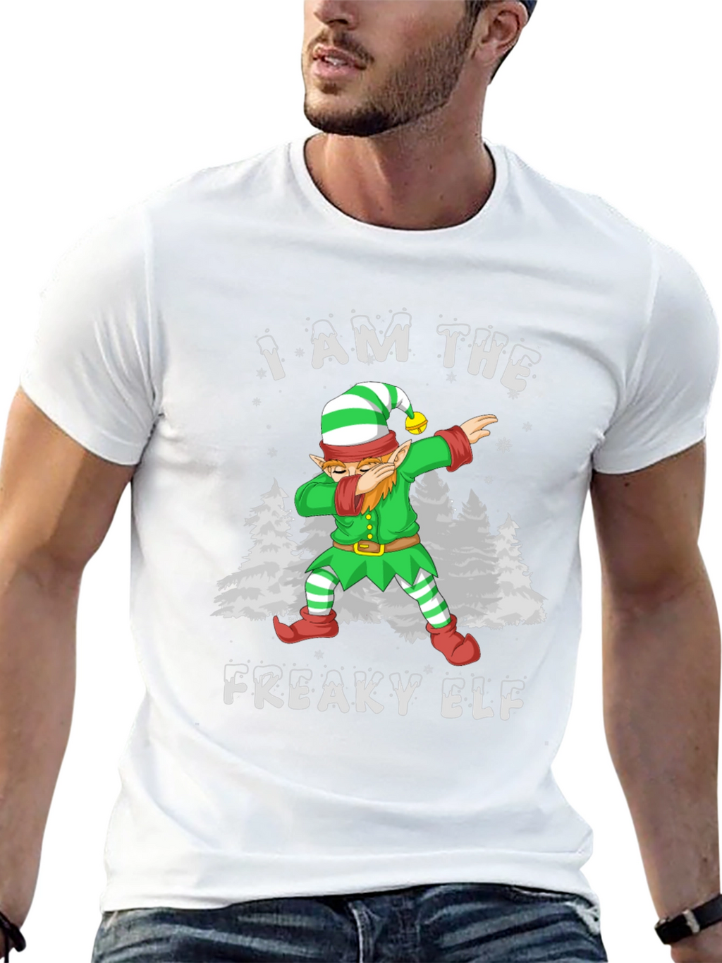 I Am The Freaky Elf Christmas T-Shirt