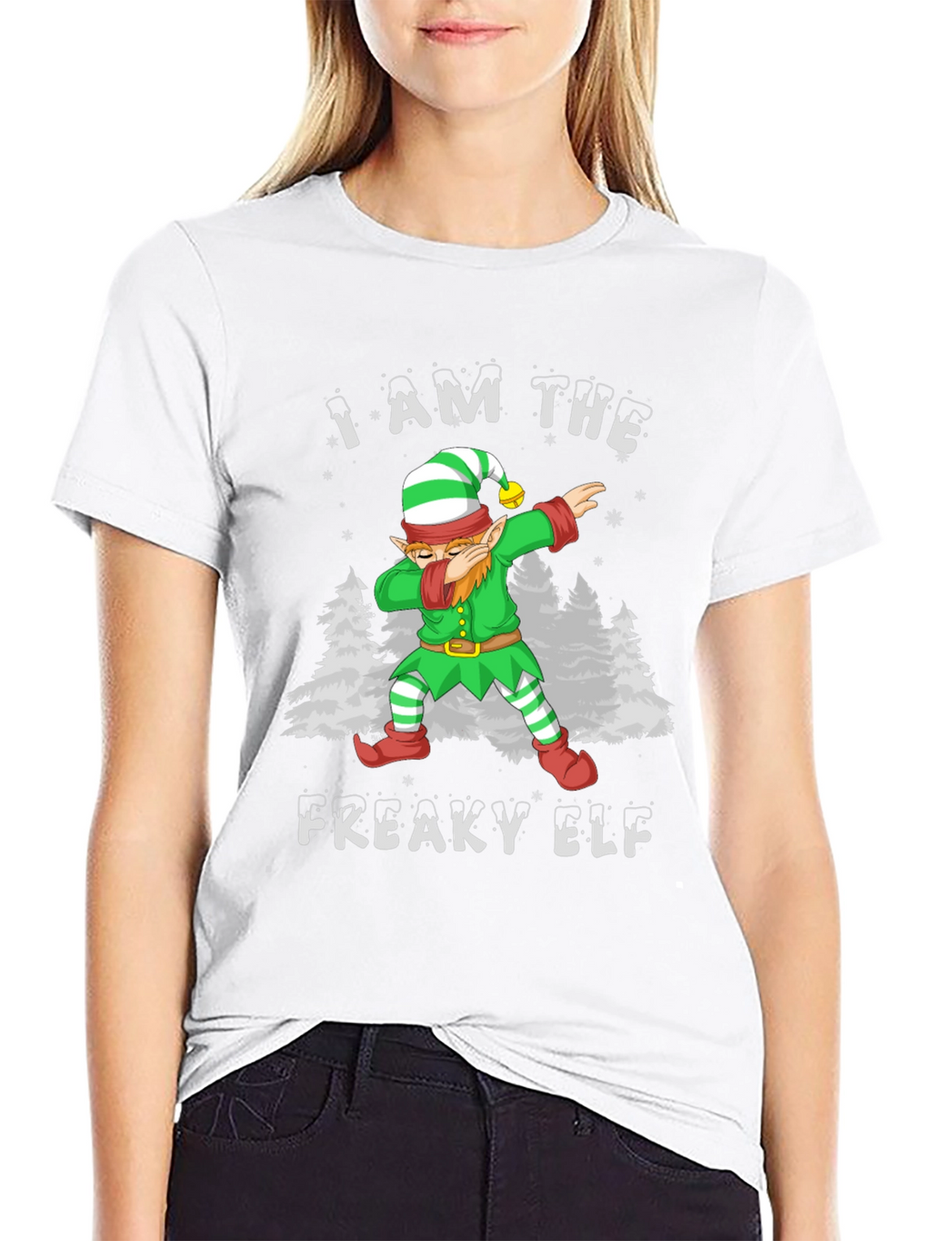 I Am The Freaky Elf Christmas T-Shirt