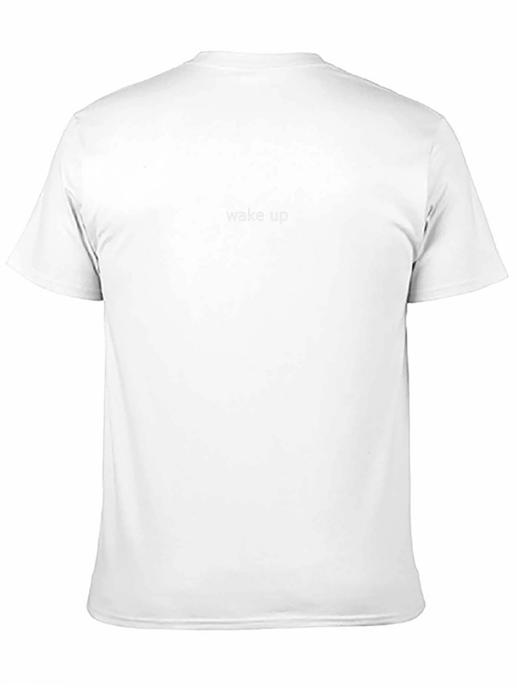 Wake Up Black T-Shirt - Minimalist Design
