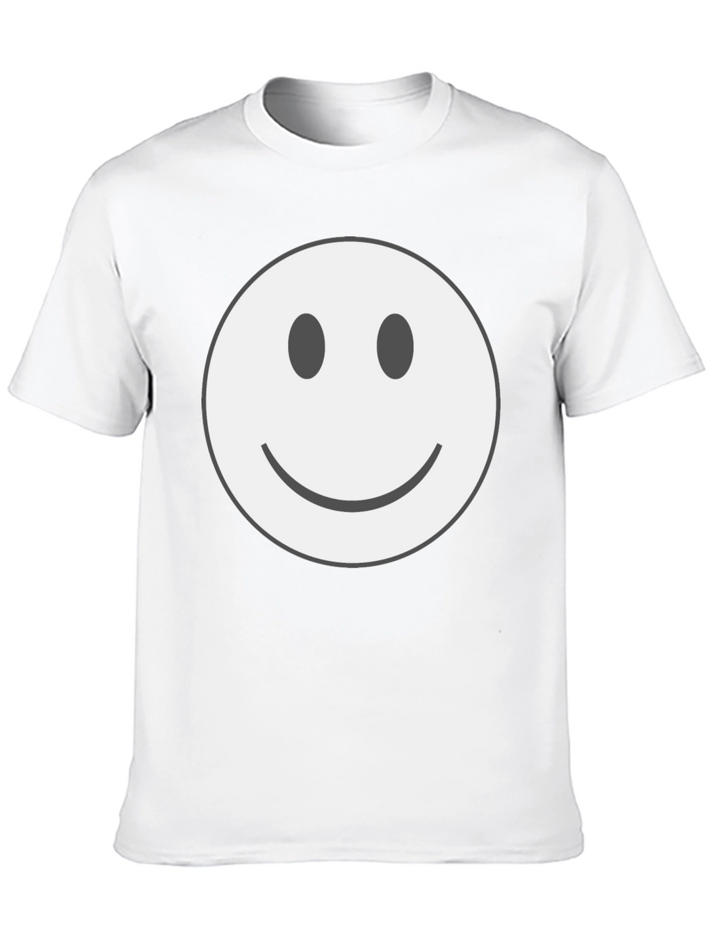 Smiley Face Graphic Tee - Classic Comfort