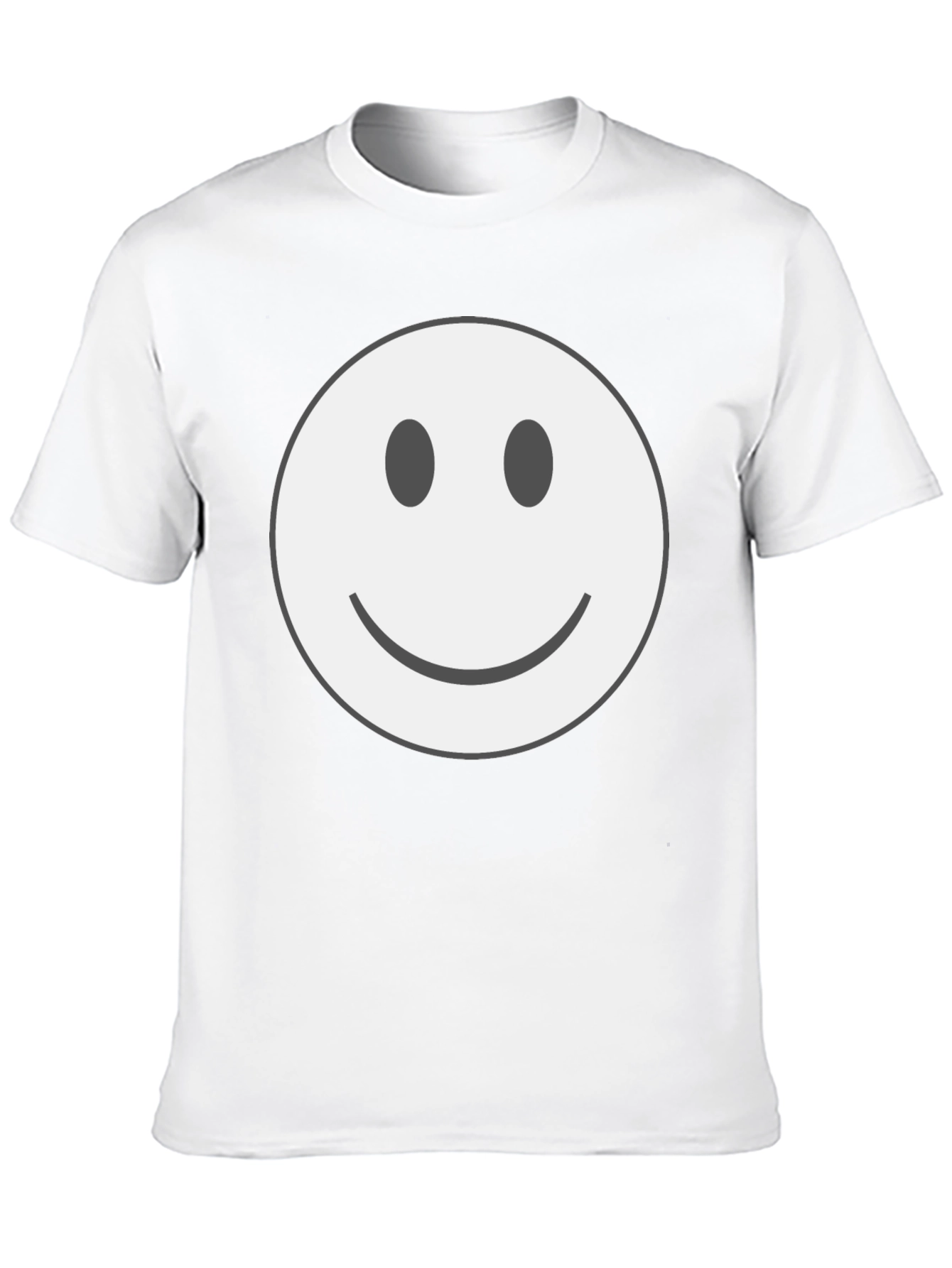 Smiley Face Graphic Tee - Classic Comfort