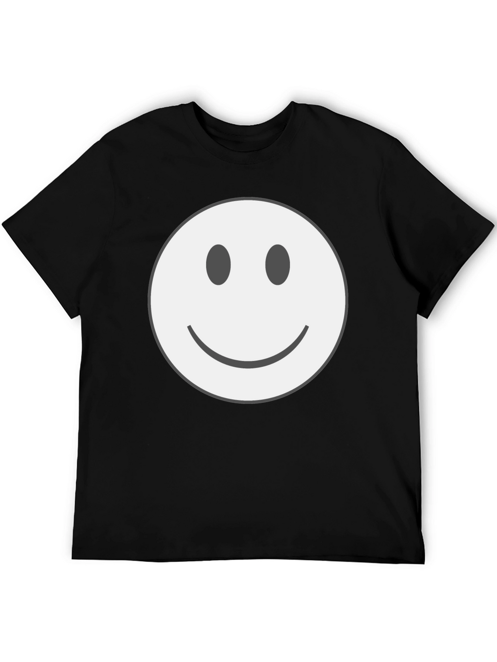 Smiley Face Graphic Tee - Classic Comfort