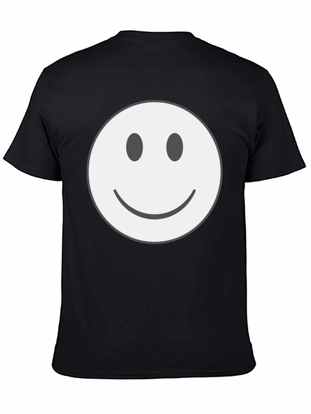 Smiley Face Graphic Tee - Classic Comfort