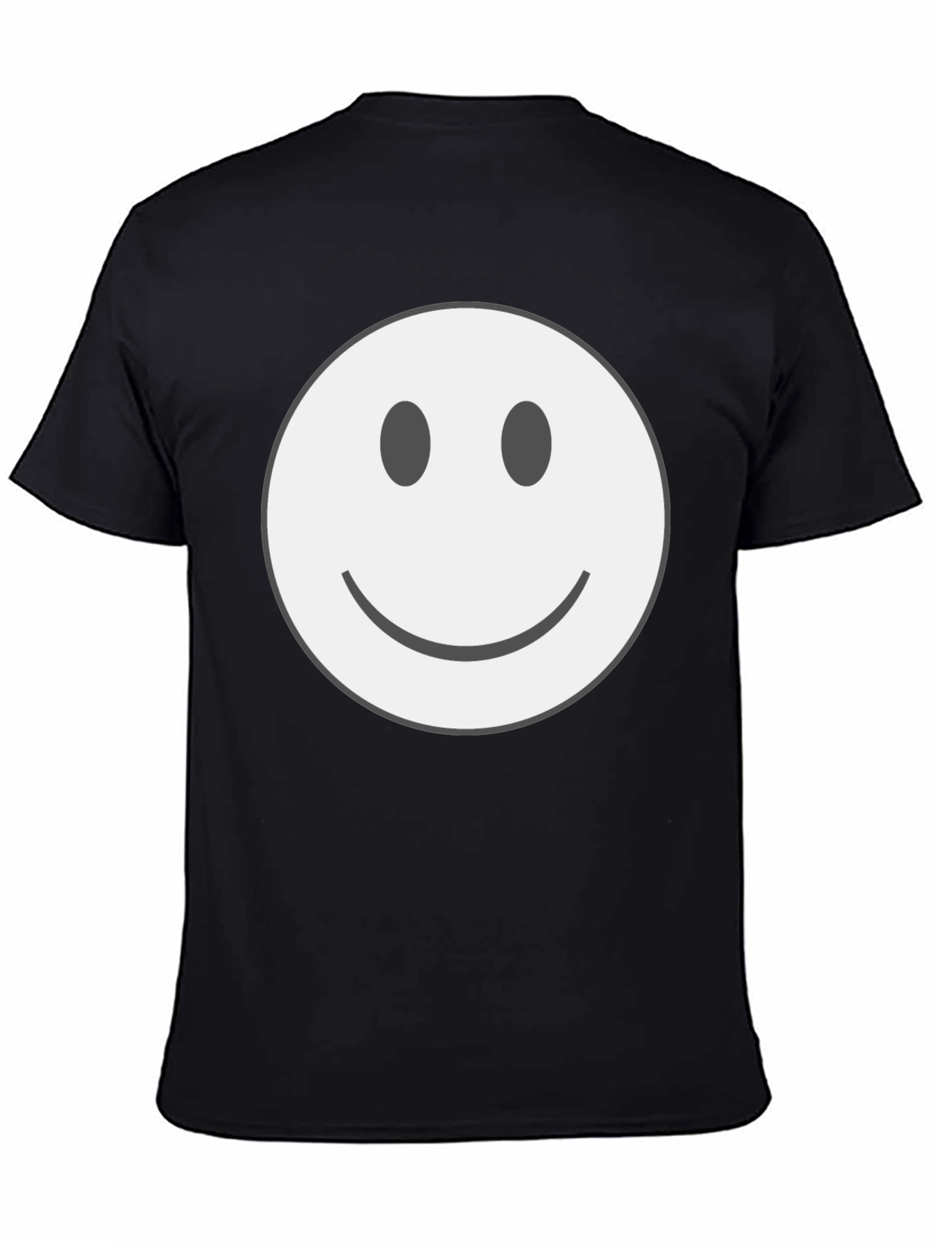 Smiley Face Graphic Tee - Classic Comfort