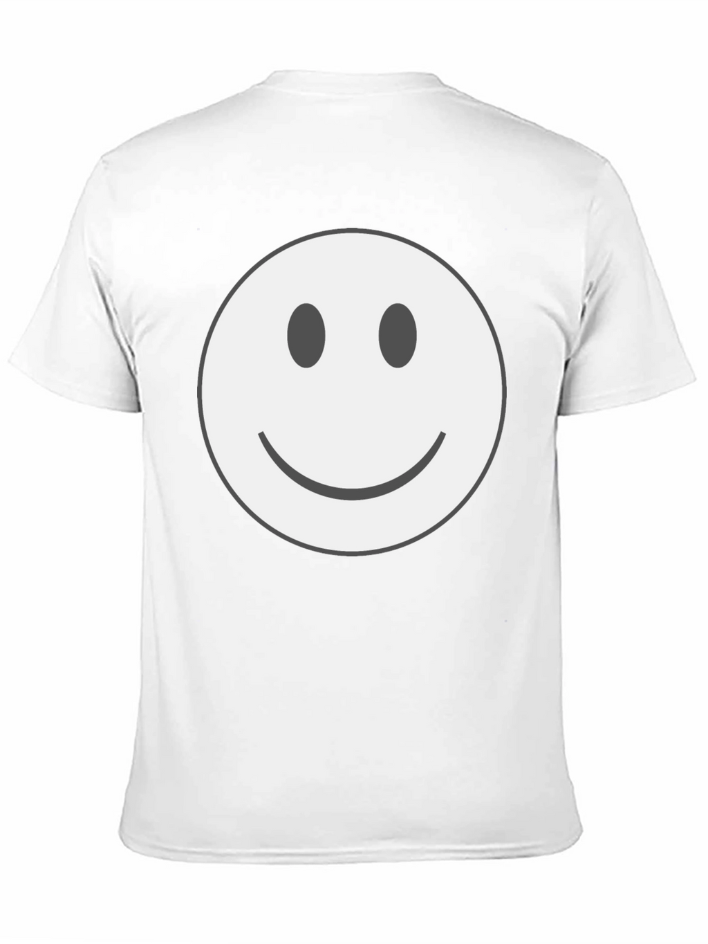 Smiley Face Graphic Tee - Classic Comfort