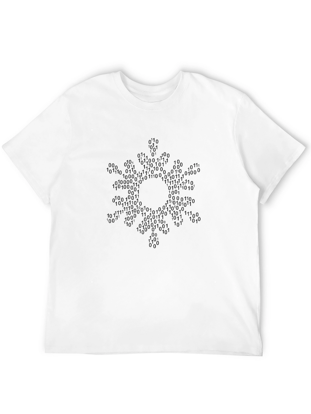 Binary Code Star T-Shirt - Geek Chic