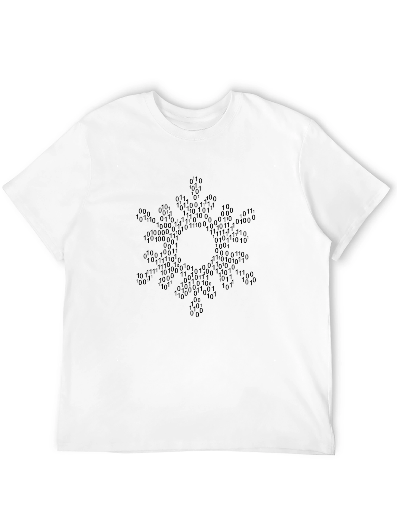 Binary Code Star T-Shirt - Geek Chic