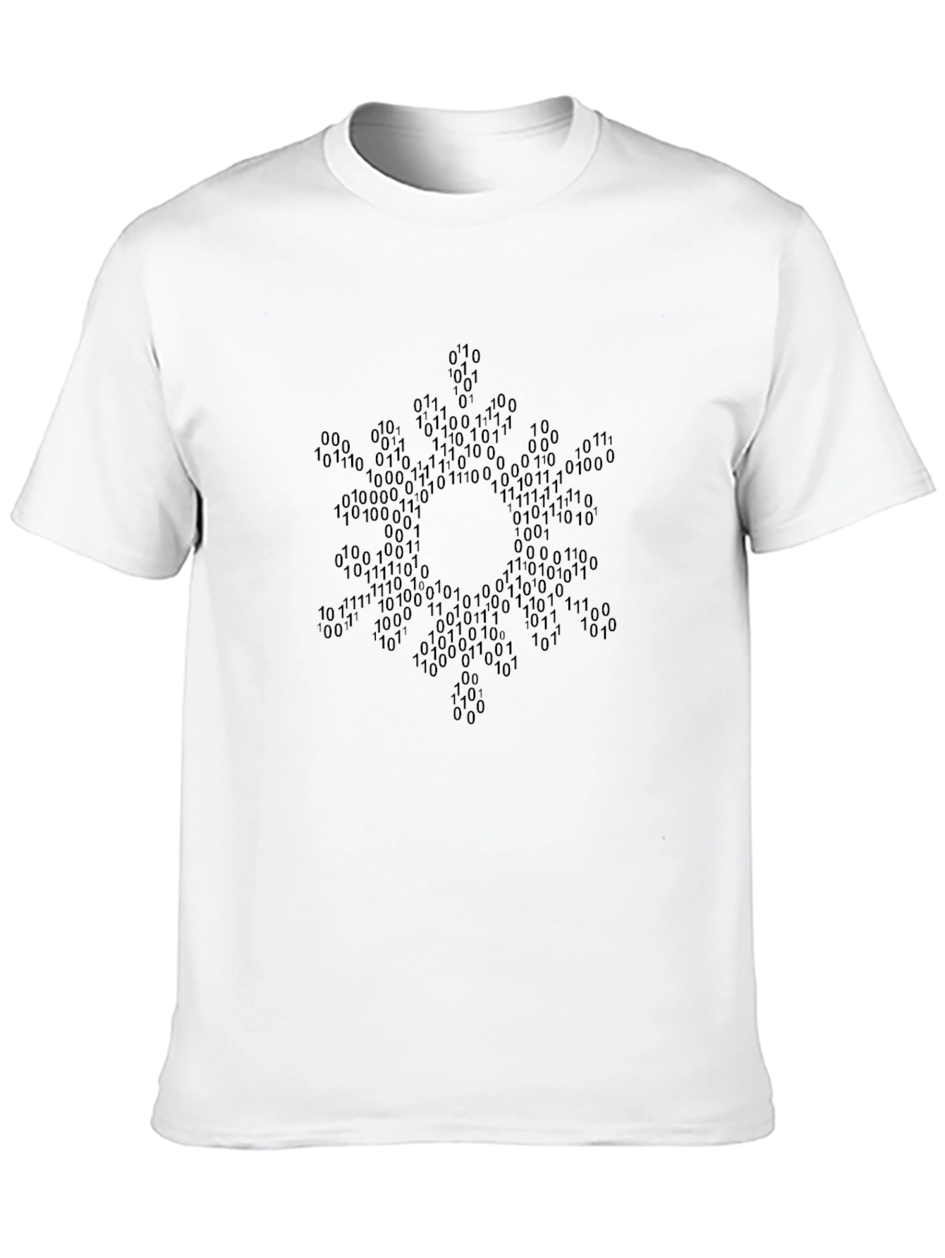Binary Code Star T-Shirt - Geek Chic
