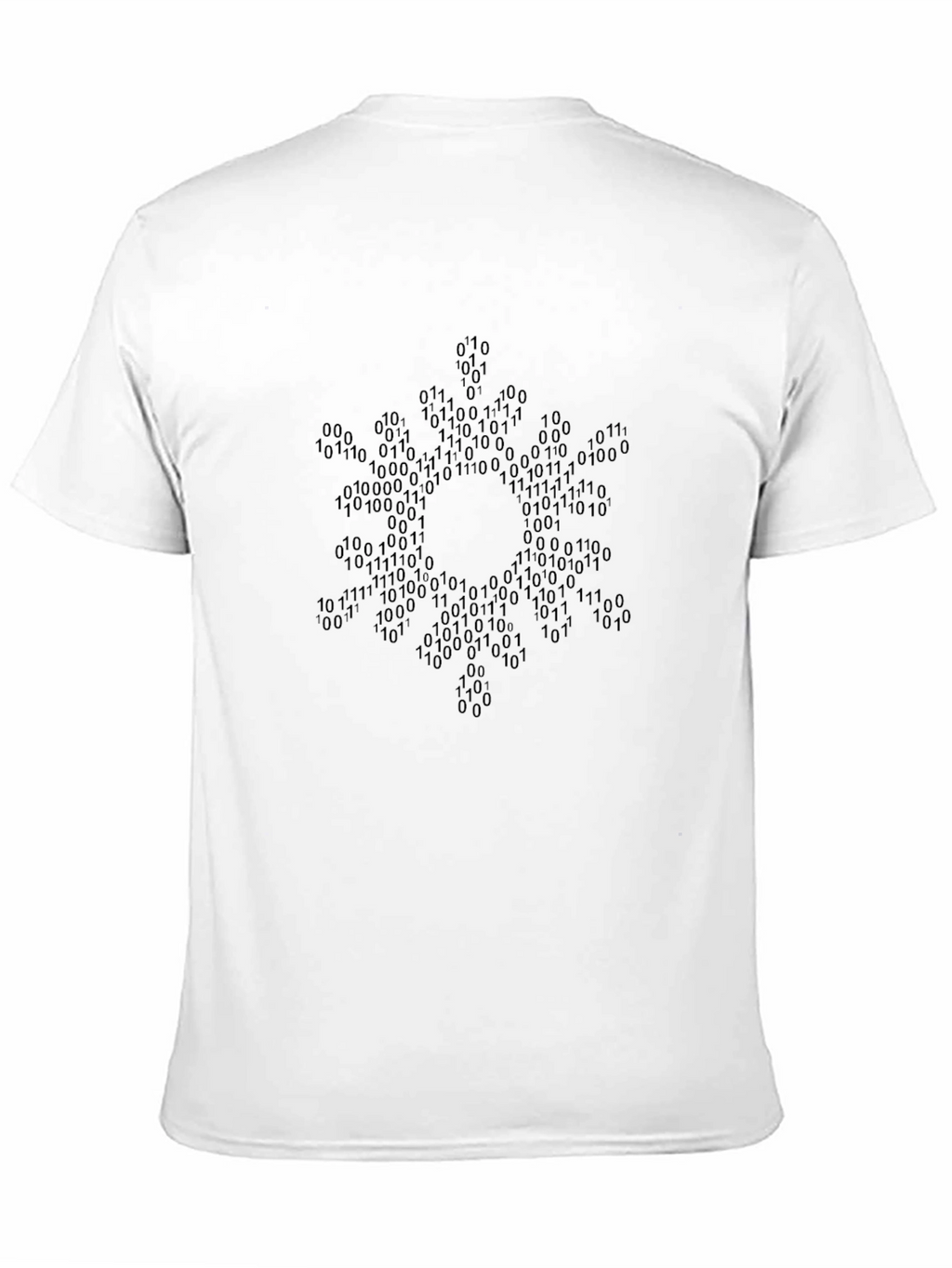 Binary Code Star T-Shirt - Geek Chic