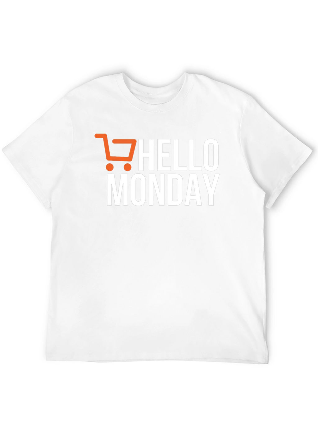 Hello Monday Black Graphic Tee Shirt