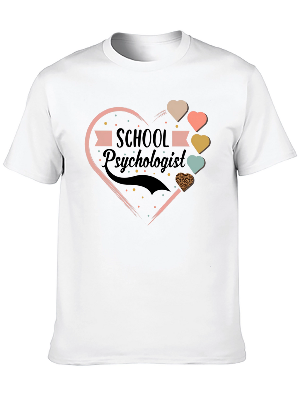 School Psychologist Heart T-Shirt