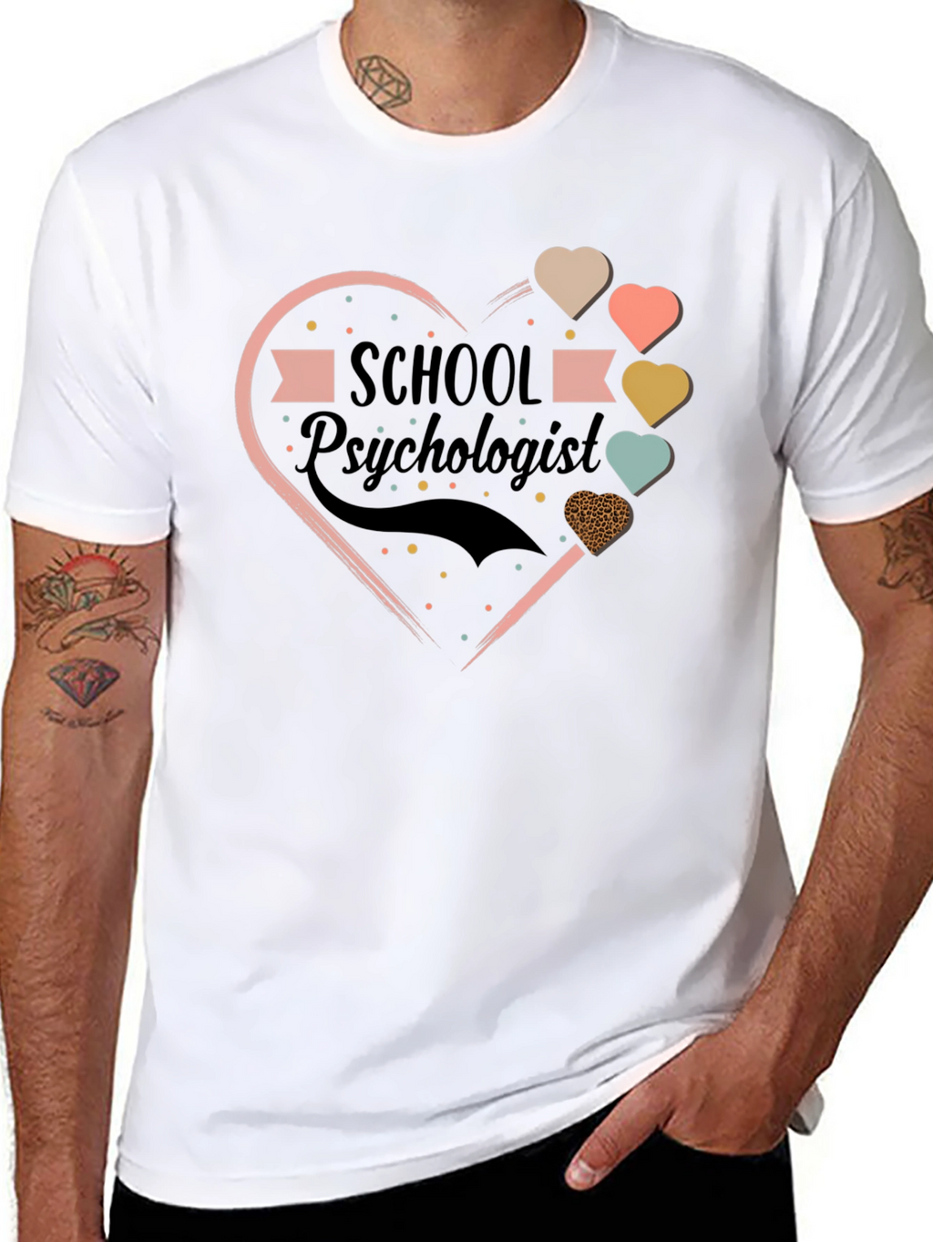 School Psychologist Heart T-Shirt