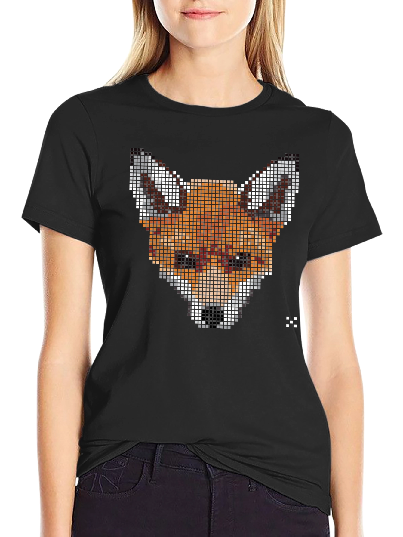 Pixel Fox Graphic Tee - Stylish Comfort