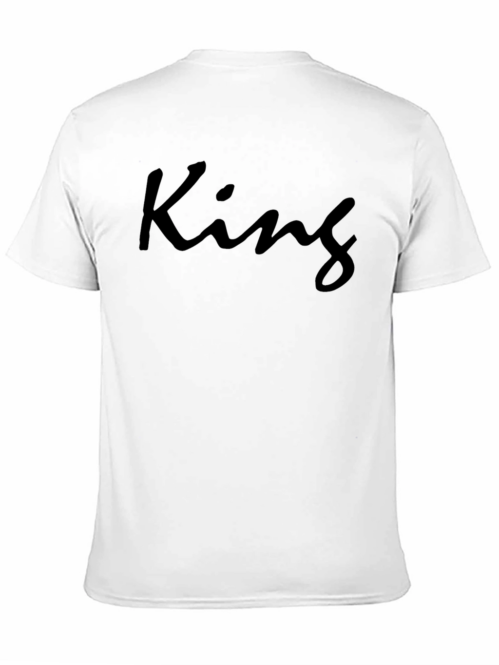 King Graphic T-Shirt - Modern Crew Neck Tee