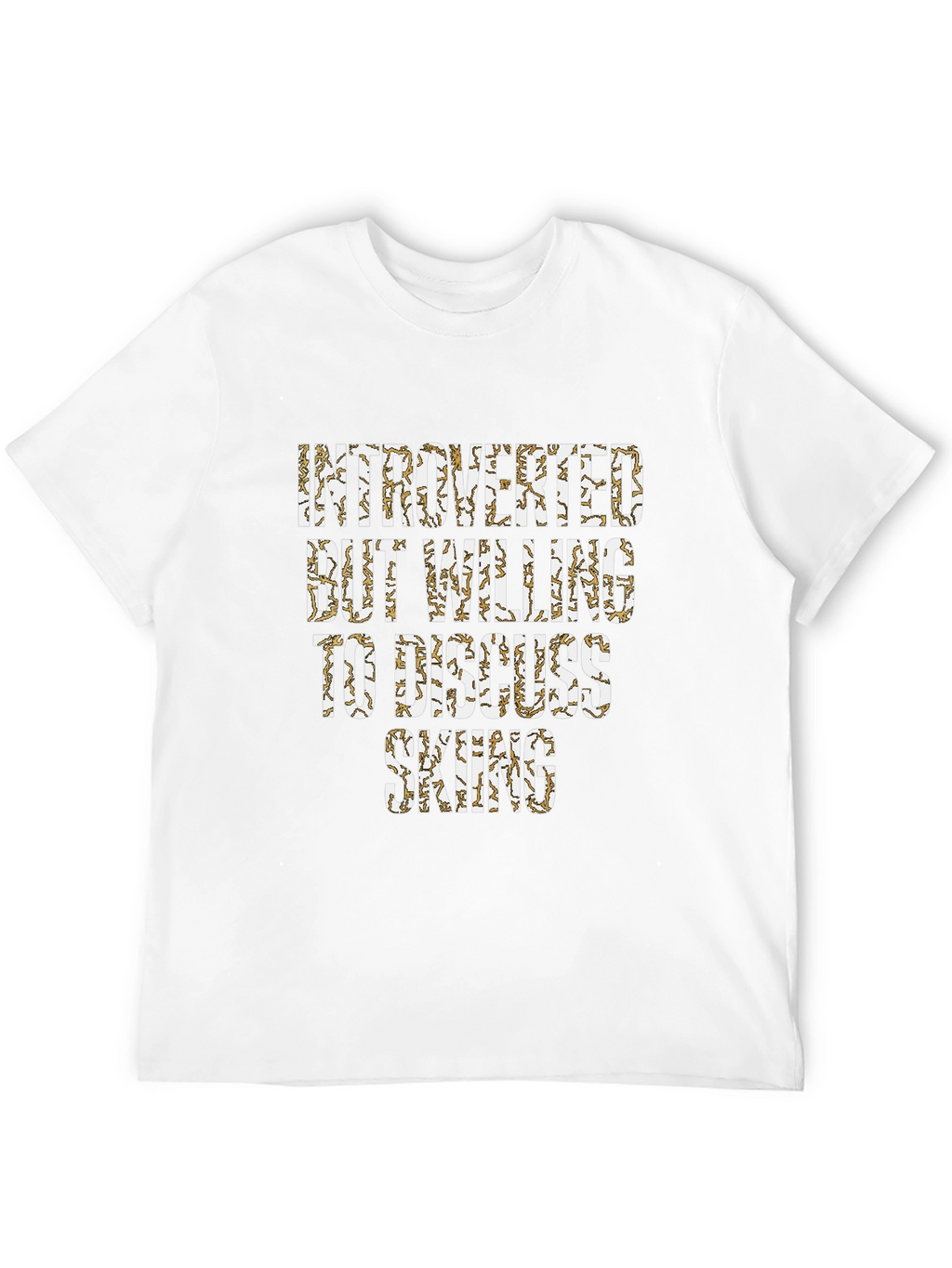 Introverted Skiing Enthusiast T-Shirt