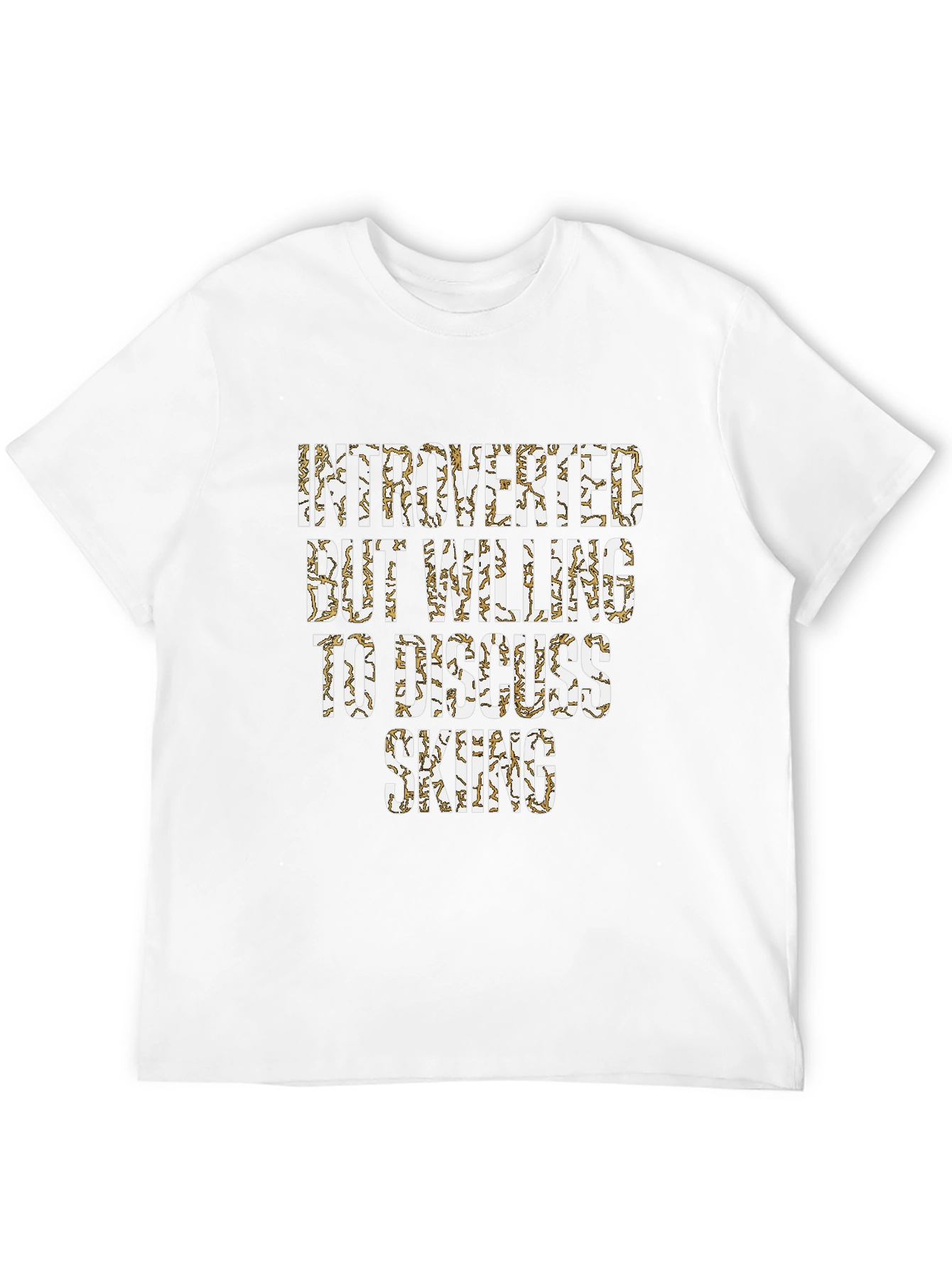 Introverted Skiing Enthusiast T-Shirt