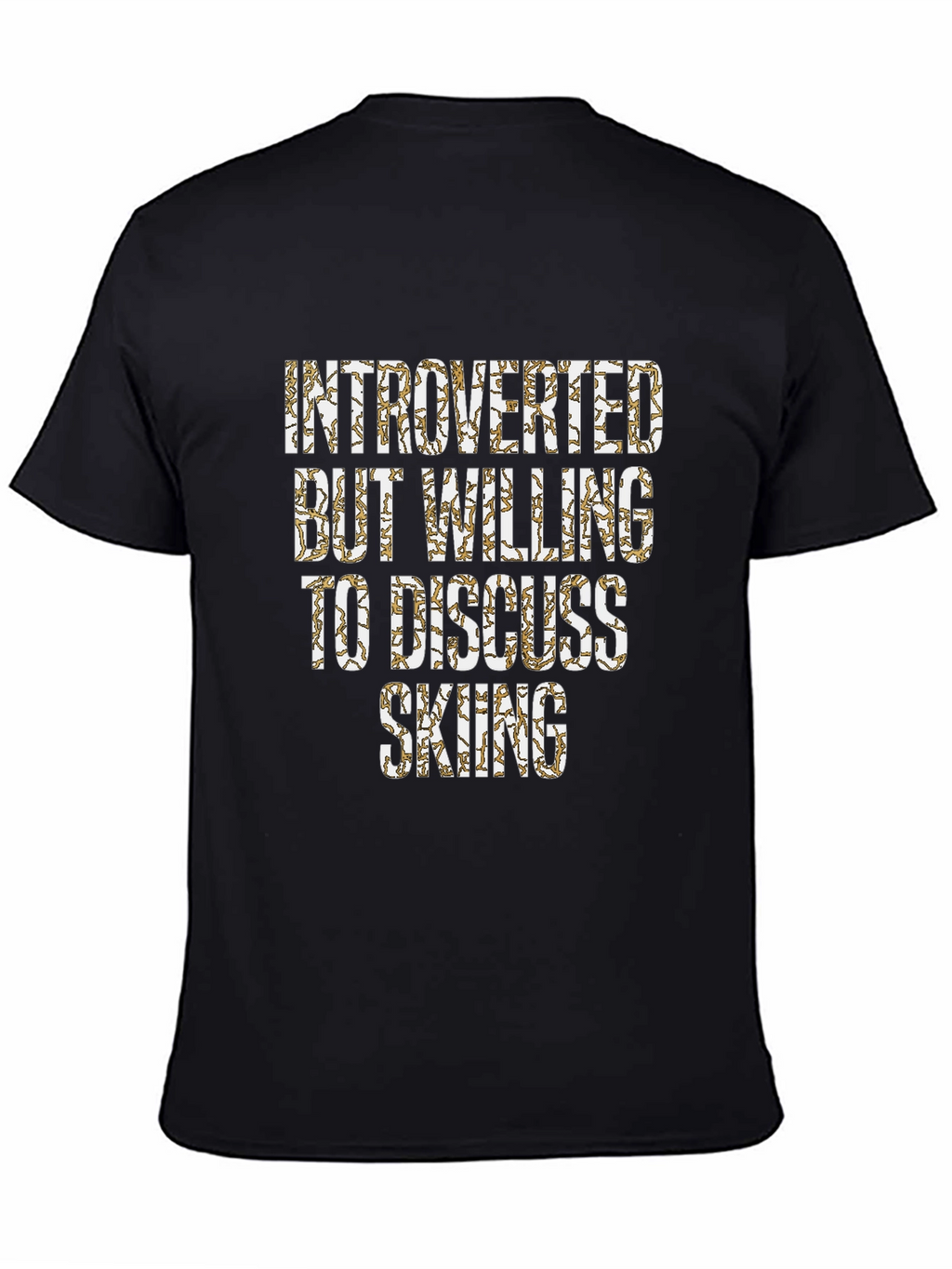Introverted Skiing Enthusiast T-Shirt