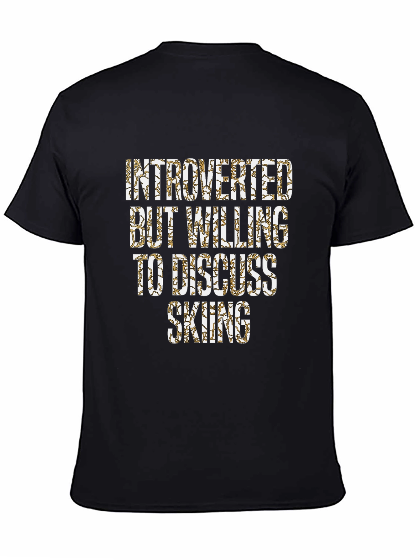 Introverted Skiing Enthusiast T-Shirt