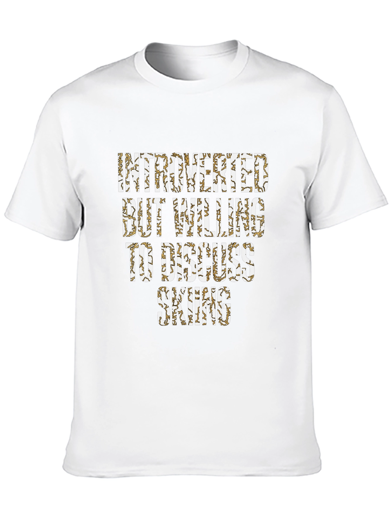 Introverted Skiing Enthusiast T-Shirt