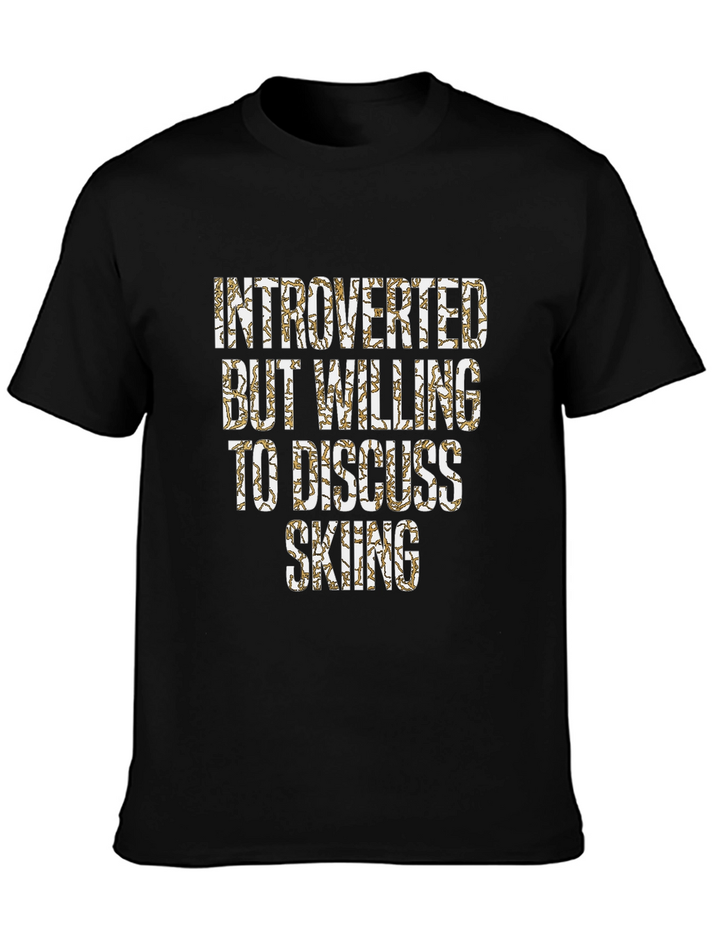 Introverted Skiing Enthusiast T-Shirt