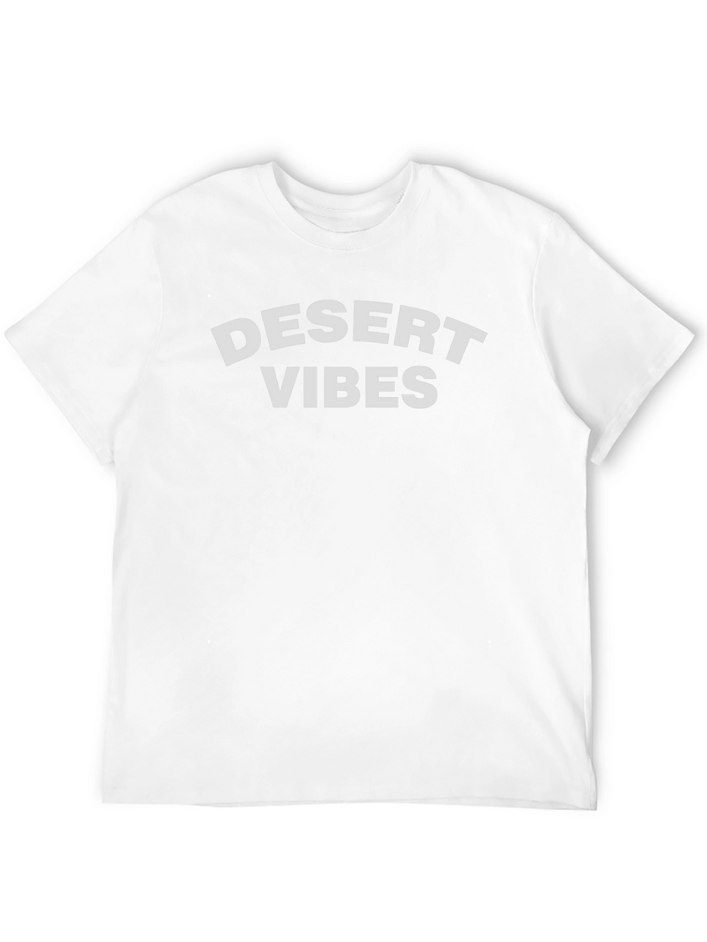 Desert Vibes Graphic Tee - Black Cotton T-Shirt