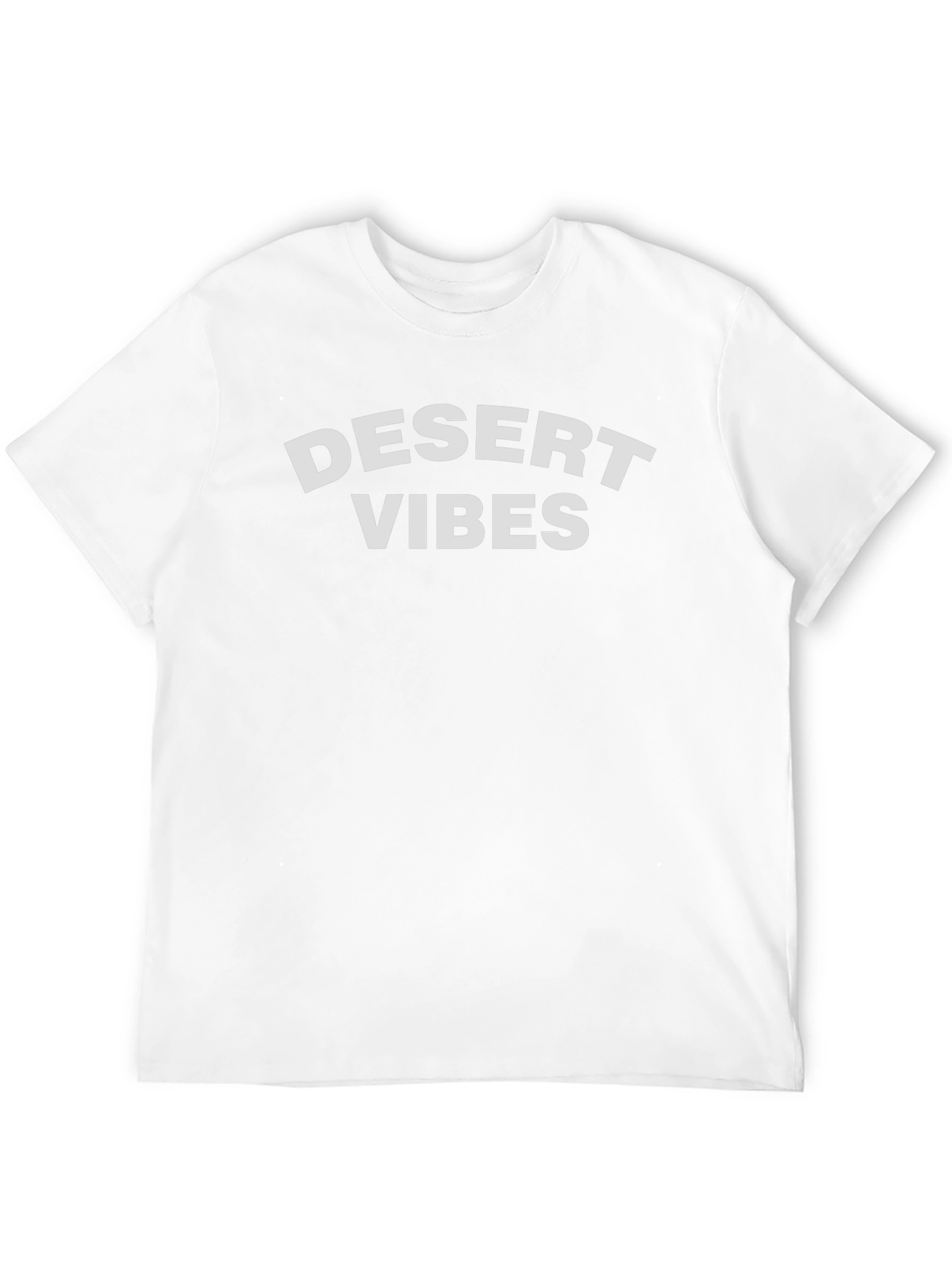 Desert Vibes Graphic Tee - Black Cotton T-Shirt