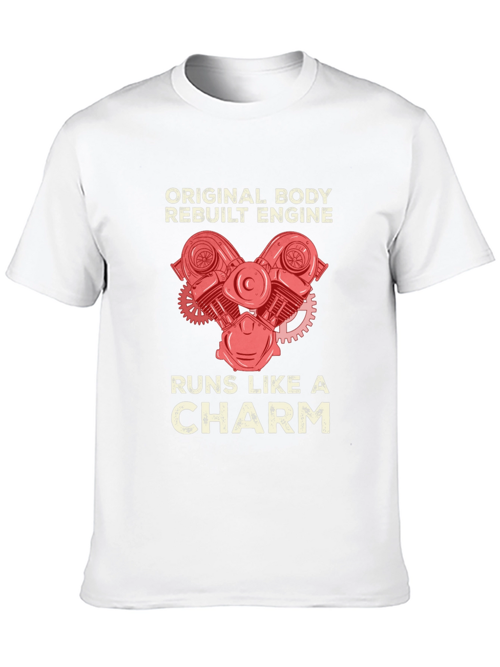 Original Body Rebuilt Engine Black T-Shirt