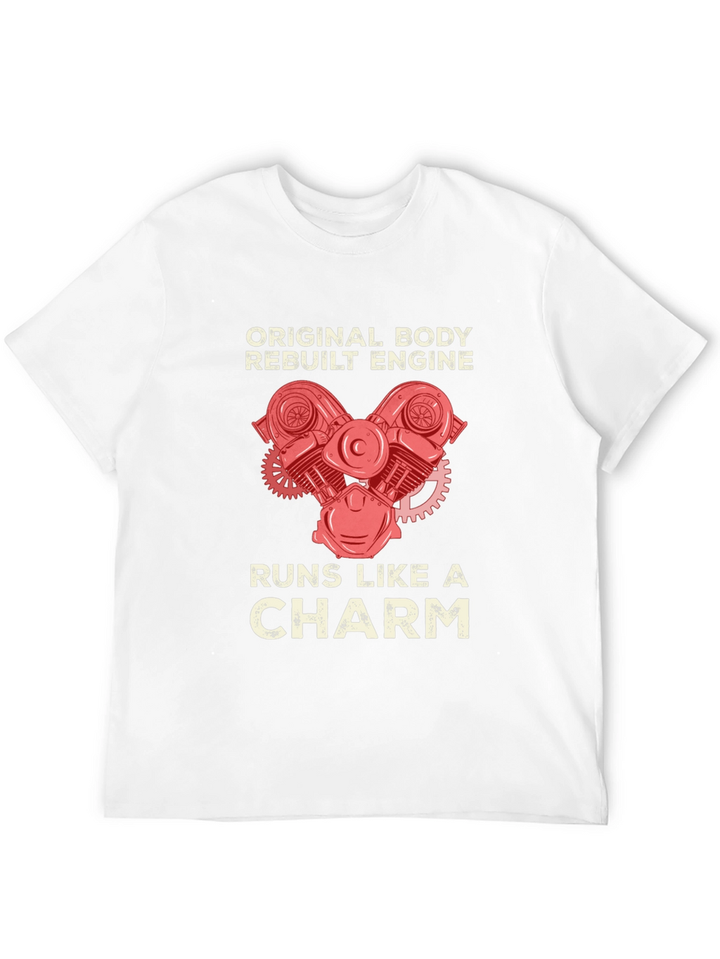 Original Body Rebuilt Engine Black T-Shirt