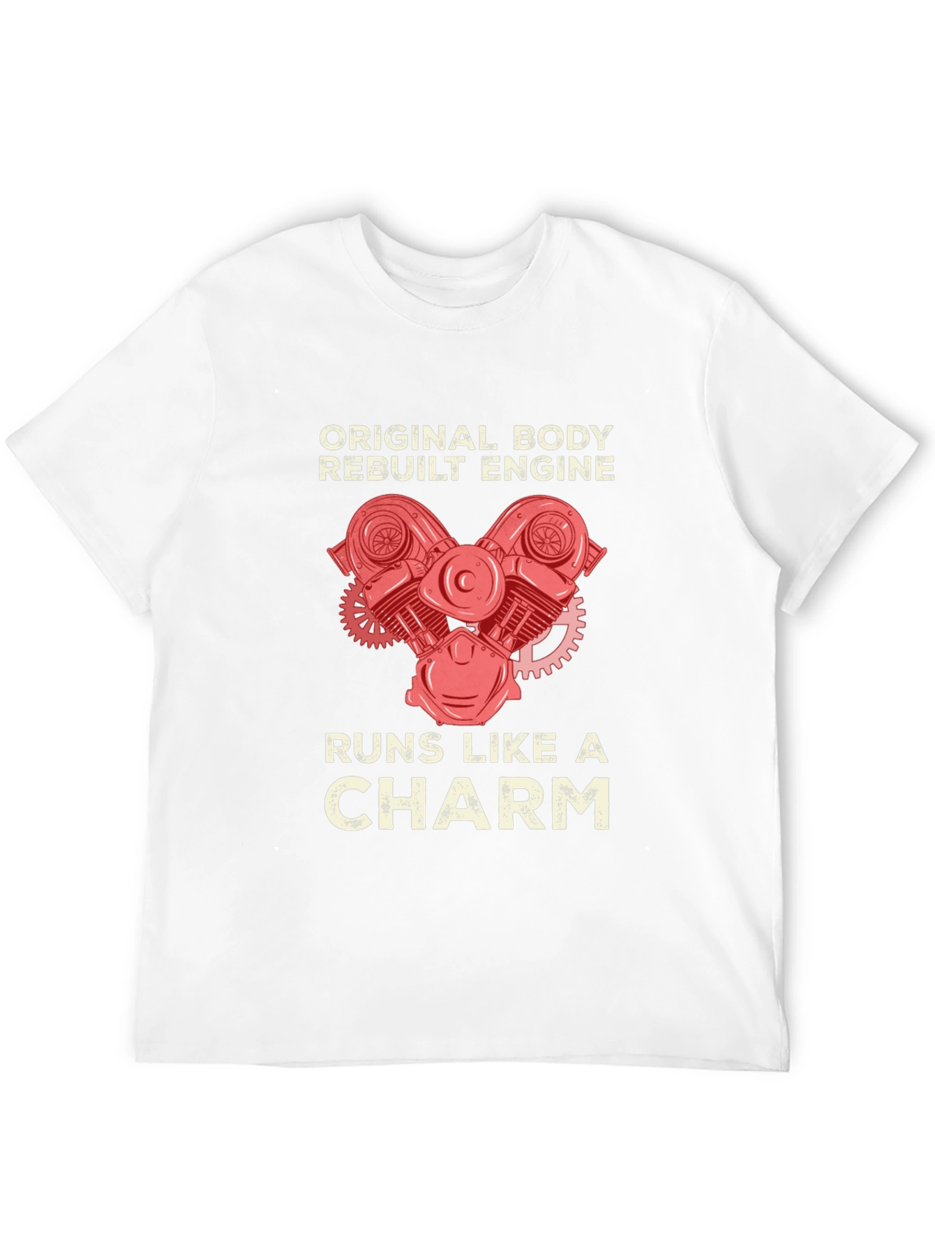 Original Body Rebuilt Engine Black T-Shirt