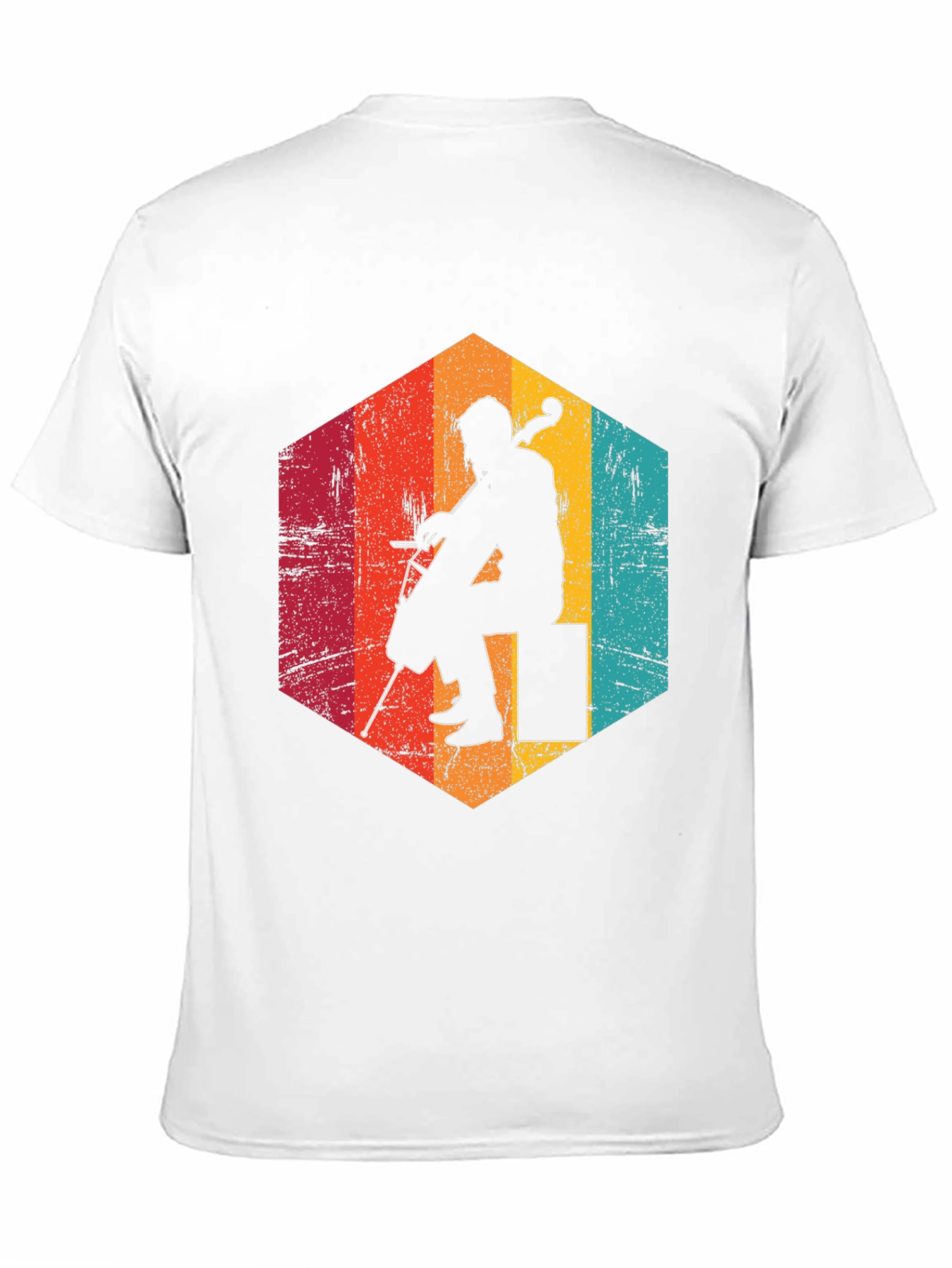 Retro Cello Player Graphic Tee