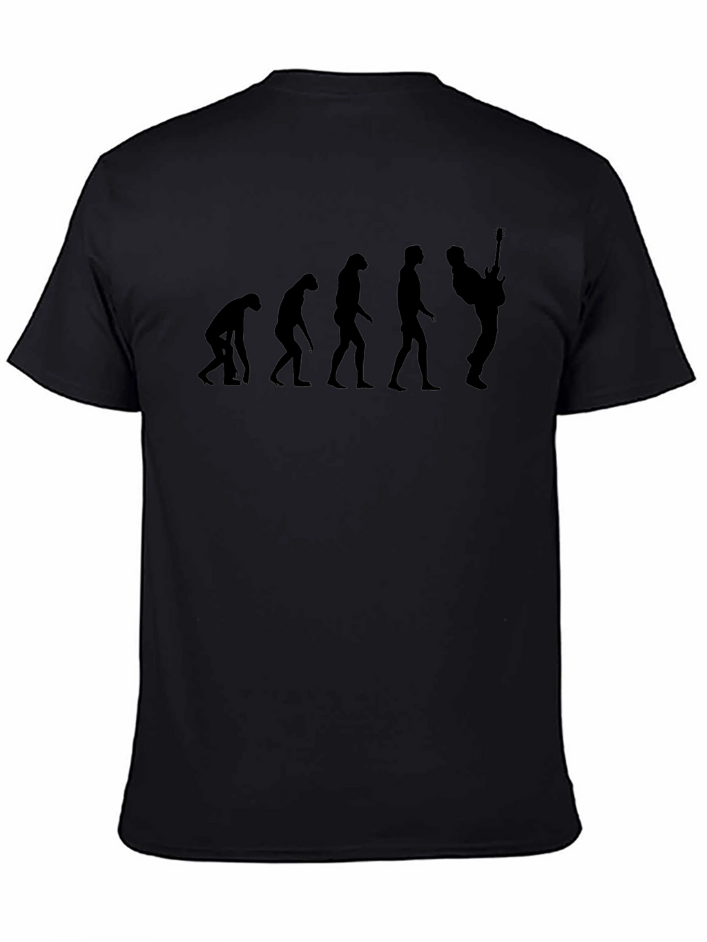 Evolution of Music Black T-Shirt