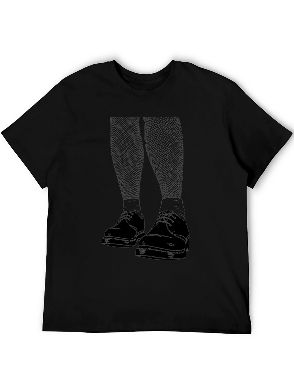 Graphic Print Black T-Shirt