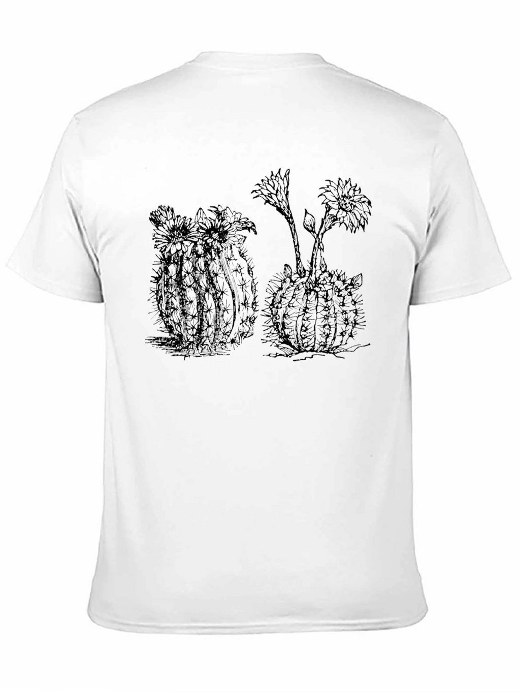 Cactus Graphic Tee - Stylish Black T-Shirt