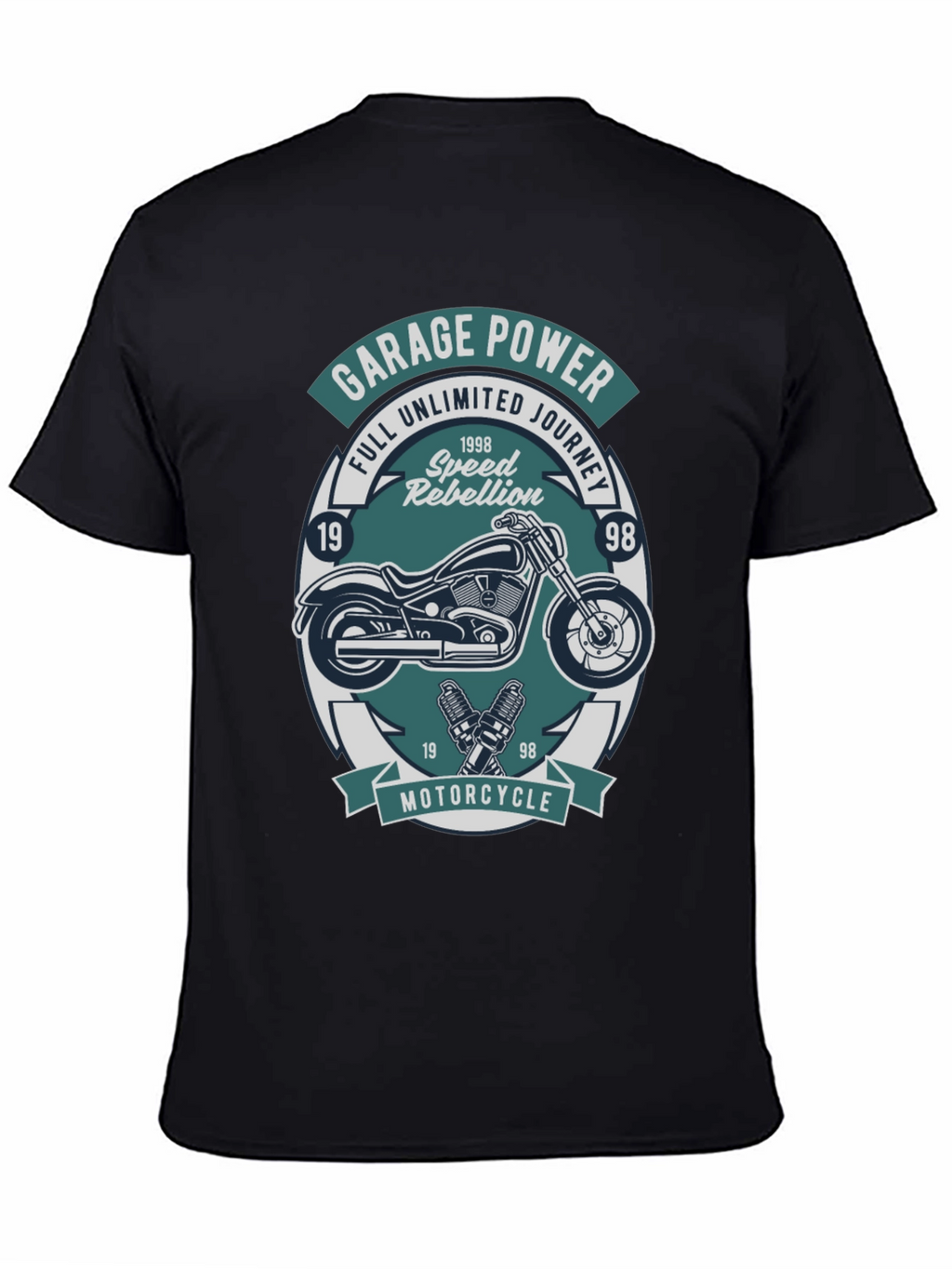 Garage Power Motorcycle T-Shirt