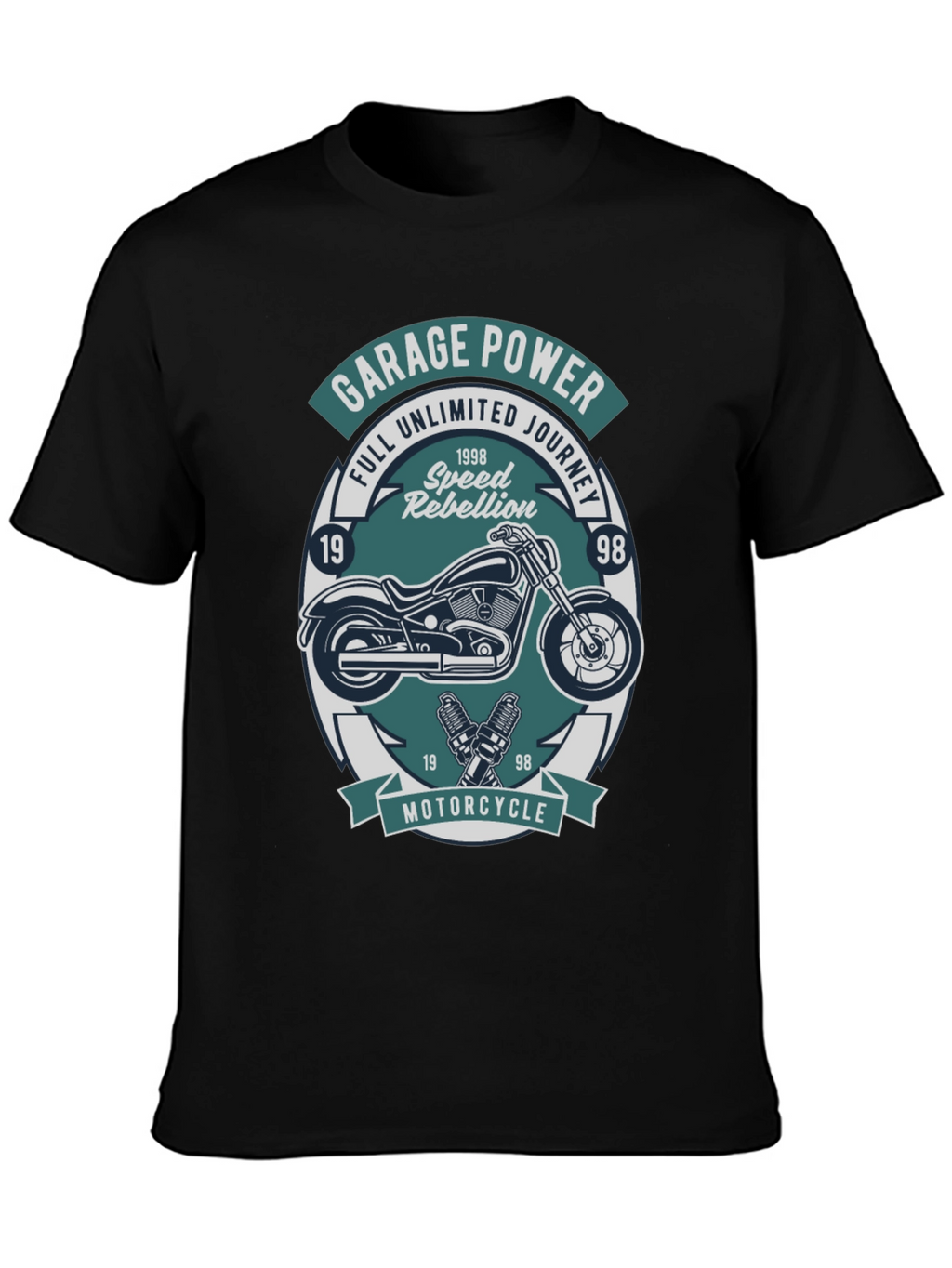 Garage Power Motorcycle T-Shirt