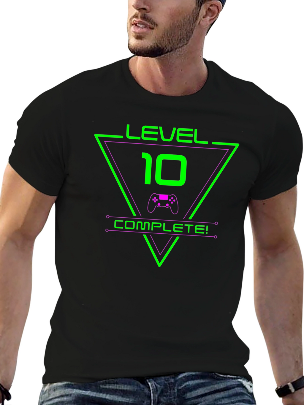 Level 10 Complete T-Shirt - Gamer Style