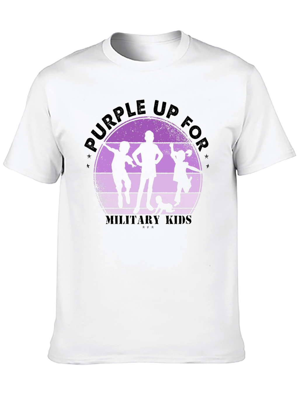 Purple Up For Military Kids T-Shirt