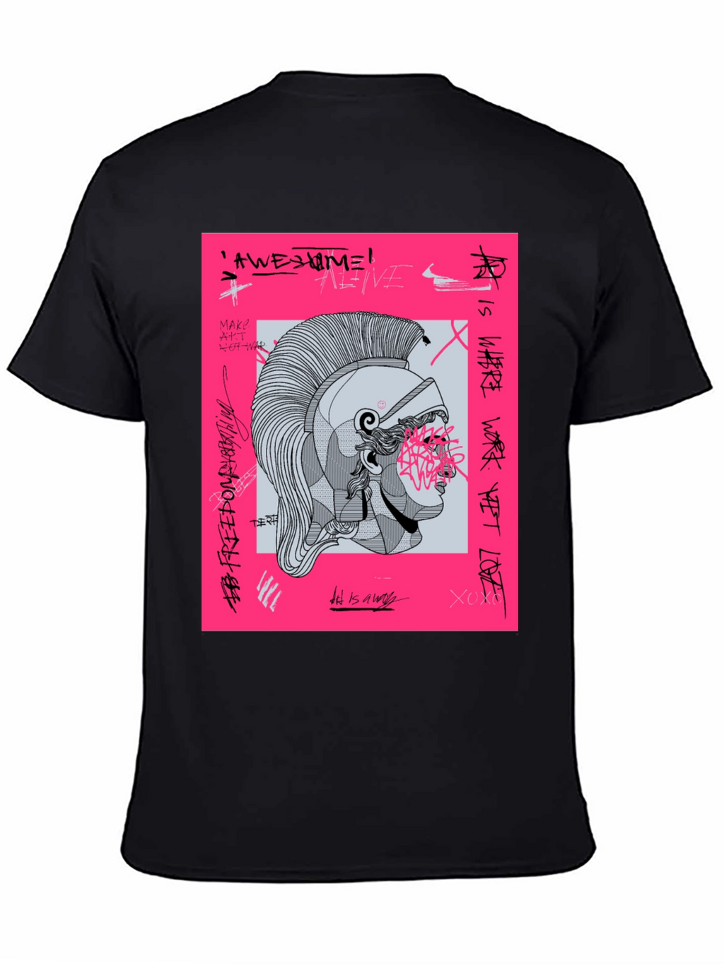 Graphic Print Tee - Ancient Warrior